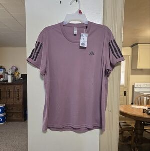 Brand New!! NWT Women's Adidas p ink dri fit athletic size large